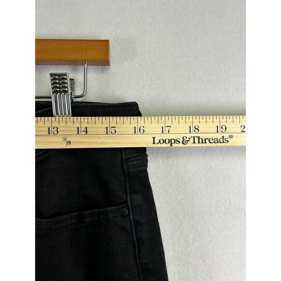 Woman's A.N.A Black‎ Skinny Jeans - Size 12 Tall Staple Capsule Normcore - Picture 5 of 10